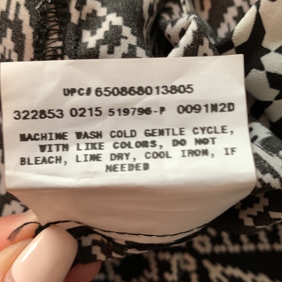 I.N. San Francisco Black and White Romper - Picture 4 of 6